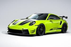 SSR GT Tuning Aerodynamik-Optimierung Bodykit Carbon Porsche 911 Turbo 992 Leistungssteigerung Felgen Fahrwerk