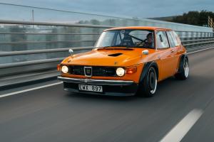 Saab 99 X7 Tuning Schweden Turbomotor Leistungssteigerung Getriebe Fahrwerk Bremsen Felgen Innenraum-Upgrade