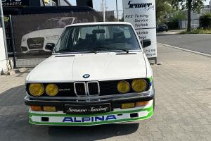 Senner Tuning BMW E28 520i Gewindefahrwerk Alpina-Look Klassiker Oldtimer Limousine