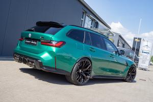 Senner Tuning BMW G81 M3 Touring Felgen Fahrwerk Tieferlegung Leistungssteigerung Abgasanlage