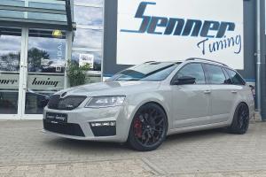 Senner Tuning Skoda Octavia RS Combi Motor-Upgrade Leistungssteigerung Abgasanlage Kupplung Felgen Gewindefahrwerk