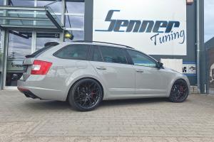 Senner Tuning Skoda Octavia RS Combi Motor-Upgrade Leistungssteigerung Abgasanlage Kupplung Felgen Gewindefahrwerk