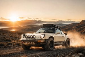 Signature Autosports Meridian 911 Restomod Offroader Fahrwerk Höherlegung Räder Karosserie Dachträger Motor