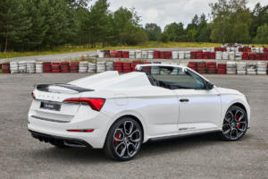 Skoda Slavia Speedster Einzelstück Azubi Car Neuheit Vorstellung Scala