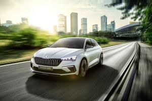 Skoda Vision RS Studie Concept Car Plug-in-Hybrid Pariser Autosalon Mondial de l'Automobile