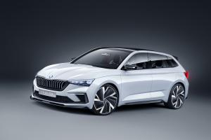 Skoda Vision RS Studie Concept Car Plug-in-Hybrid Pariser Autosalon Mondial de l'Automobile