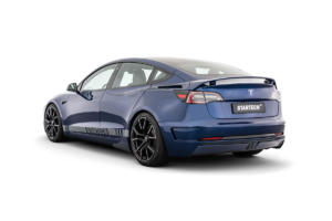 Startech Tuning Tesla Model 3 Mittelklasse E-Auto Aerodynamik-Bodykit Karosserieteile Felgen Tieferlegung Innenraum Veredlung Carbon