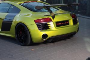 Stier Tuning Audi R8 42 V10 5.2 FSI Mittelmotor Sportwagen Felgen Fahrwerk Folierung Anbauteile Model Crissy