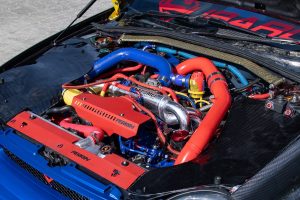 Subaru Impreza WRX STi Tuning Carbon Breitbau Bodykit Motor Leistungssteigerung Felgen Fahrwerk Airride Bremsen Innenraum-Veredelung Showcar Supairman