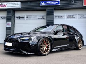 TVW Car Design Audi RS 6 Avant Tuning Tieferlegung KW Abgasanlage Akrapovic