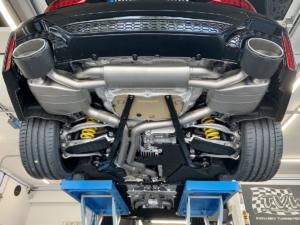 TVW Car Design Audi RS 6 Avant Tuning Tieferlegung KW Abgasanlage Akrapovic
