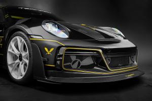 Techart GTstreet R Flyweight Tuning Carbon-Bodykit Karosserieteile Leistungssteigerung Felgen Gewindefahrwerk Leichtbau-Interieur Porsche 911 Turbo S 992