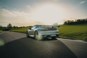 Techart Porsche 911 992 Tuning Veredlung Abgasanlage Endrohr Leistungssteigerung