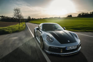 Techart Porsche 911 992 Tuning Veredlung Abgasanlage Endrohr Leistungssteigerung
