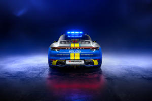 Techart Porsche 911 Targa 4 Tuning VDAT Essen Motor Show 2021 TUNE IT! SAFE! Kampagne Showcar Polizei
