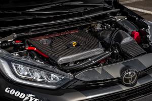 Toyota GR Yaris Ken Block Tribute Hoonigan Bodykit Folierung Motor-Upgrade Gewindefahrwerk Felgen Innenraum-Individualisierung