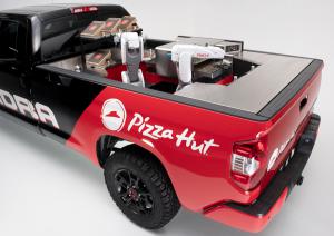 Toyota Tundra Pie Pro Pick-up MTCI Brennstoffzelle Wasserstoff Pizza Hut Roboter SEMA Show 2018 Las Vegas