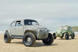 Twisted TBug Restomod VW Baja Käfer Leistungssteigerung Fahrwerk Felgen Reifen Innenraum-Upgrade