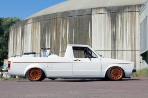VW Caddy 14D Tuning Karosserie-Individualisierung Motor-Upgrade Getriebe Luftfahrwerk Felgen Innenraum-Veredelung Oldtimer Klassiker Pick-up Pritschenwagen