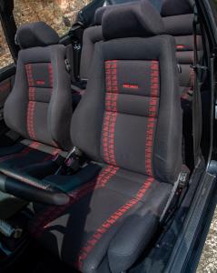 VW Golf 1 Cabriolet Sportline Oldtimer Tuning Carbon-Laminierung Anbauteile Karosserie Motor-Optimierung Leistungssteigerung Felgen Gewindefahrwerk Innenraum-Veredelung