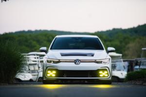 VW Golf 8 GTI BBS Concept Enthusiast Fleet Tuning VW of America Jamie Orr Felgen Räder Tieferlegung Abgasanlage