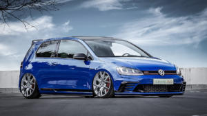 VW Golf GTI Clubsport S Barracuda Racing Wheels Tzunamee EVO Kompaktklasse Hot Hatch Tuning Felgen Räder Tieferlegung