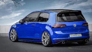 VW Golf GTI Clubsport S Barracuda Racing Wheels Tzunamee EVO Kompaktklasse Hot Hatch Tuning Felgen Räder Tieferlegung