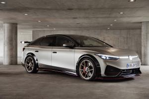 VW ID.X Performance Showcar Tuning Elektroauto Limousine Premiere ID. Treffen Locarno 2023