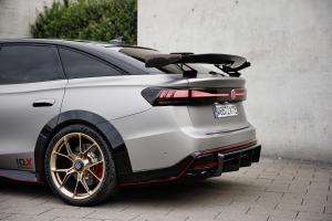 VW ID.X Performance Showcar Tuning Elektroauto Limousine Premiere ID. Treffen Locarno 2023