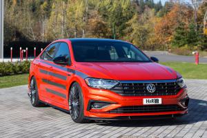 VW Jetta R-Line H&R Special Springs Fahrwerke Tuning SEMA Show 2018 Las Vegas