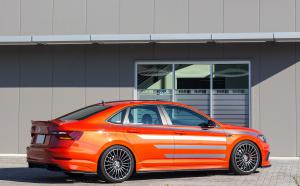 VW Jetta R-Line H&R Special Springs Fahrwerke Tuning SEMA Show 2018 Las Vegas