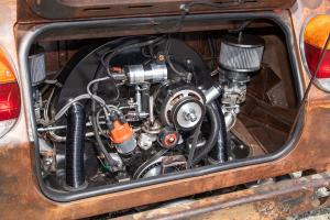 VW Typ 181 Kübel Brandopfer Neuaufbau Tieferlegung Felgen Innenraum-Individualisierung USA