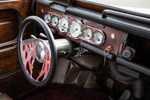 VW Typ 181 Kübel Brandopfer Neuaufbau Tieferlegung Felgen Innenraum-Individualisierung USA