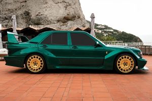Vespera Automobili Iride Evo 5 Mercedes-Benz 190 E 2.5-16 Evolution II W201 Restomod Sportwagen Limousine Topmodell Carbon-Bodykit Felgen Reihensechszylinder Turbolader Leistungssteigerung