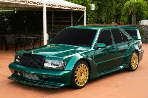 Vespera Automobili Iride Evo 5 Mercedes-Benz 190 E 2.5-16 Evolution II W201 Restomod Sportwagen Limousine Topmodell Carbon-Bodykit Felgen Reihensechszylinder Turbolader Leistungssteigerung