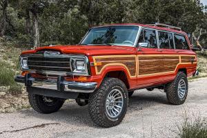 Vigilante Jeep Grand Wagoneer SUV Geländewagen Luxusklasse Restomod Tuning Fahrwerk Hellcat-HEMI-V8 Leichtmetallfelgen Bremsen Innenraum-Veredelung