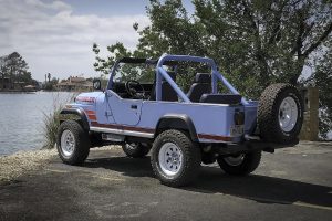 Vigilante Jeep Scrambler Restomod Verlängerung Aluminium-Karosserie Felgen Innenraum-Upgrade Chassis Fahrwerk Bremsen Motor V8 HEMI US-Car Geländewagen Offroader
