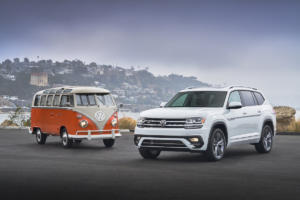 Volkswagen of America 70 Jahre VW in den USA Jubiläum T1 Samba Bus Atlas