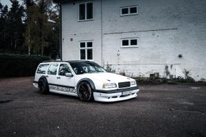 Volvo 850 Kombi Tuning Schweden LS5-V8 Corvette Fahrwerk Bremsanlage Felgen Karosserie-Verbreiterung Interieur-Veredelung