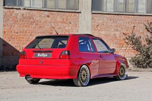 Werk 84 VW Rallye Golf Tuning Carbon Karosserieteile Motor-Aufladung Leistungssteigerung Gewindefahrwerk Bremsanlage Innenraum-Veredelung