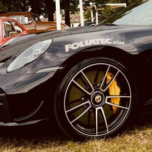 foliatec.com Porsche 911 Turbo S Coupé 992 Tuning Forged Carbon-Folierung Scheibentönung Karosserieteile