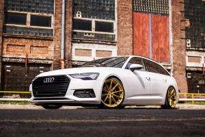 Audi A6 Avant auf Japan Racing Wheels