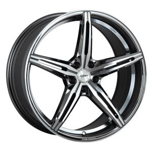 ox 23 diamond black chrome polish front side view