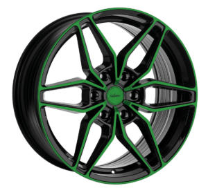 ox 24 oxroad neon green polish front side view